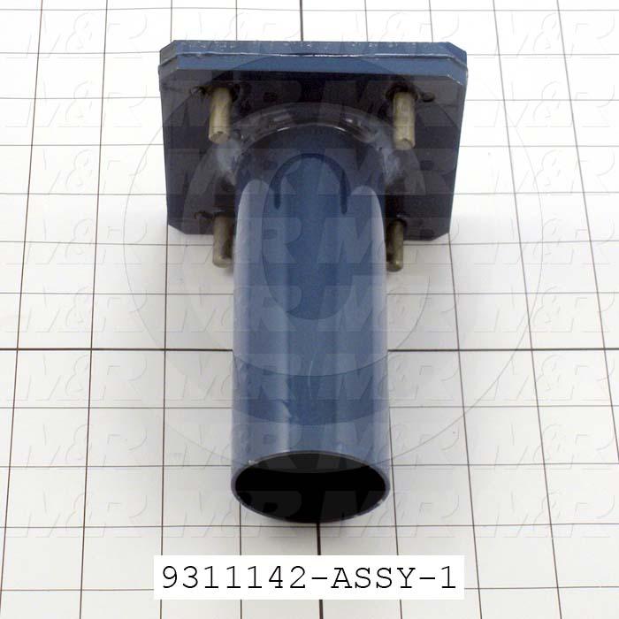 Fabricated Parts, Valve Slider Assembly, 5.50 in. Length, 4.00 in. Width, 4.00 in. Height