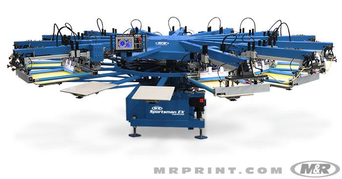 M&R SPORTSMAN® EX Automatic Screen Printing Press