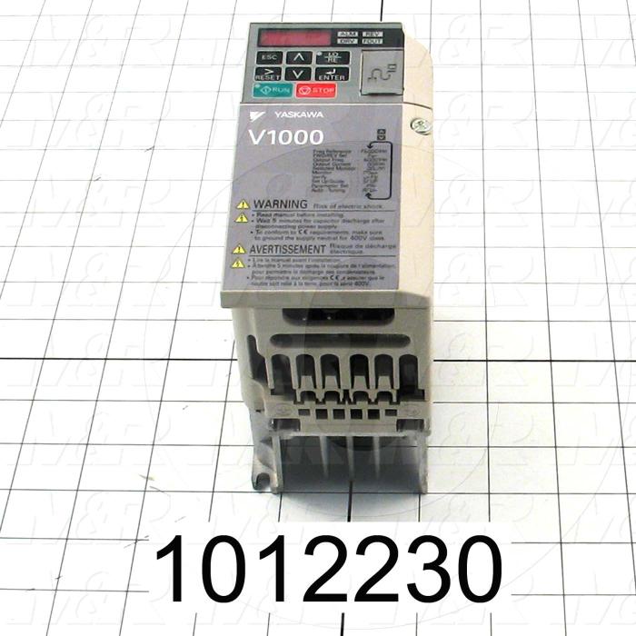AC Drive, V1000 Series, 0.37KW (1/2HP), 220VAC, 1 Phase