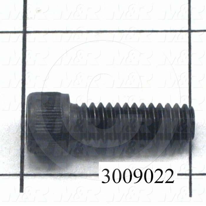 Machine Screws, Socket Head, Steel, Thread Size 1/4-20, Screw Length 3/4", Full Thread Length, Right Hand, Black Oxide