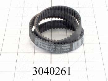 Timing Belt, Closed Type, HTD Profile, 5 mm Pitch, 710 mm Length, 15 mm Width, 142 Teeth