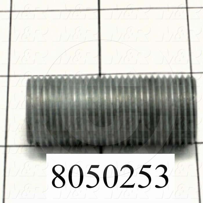 Fabricated Parts, Threaded Rod Connector, 1.75 in. Length, 3/4-16 Thread Size