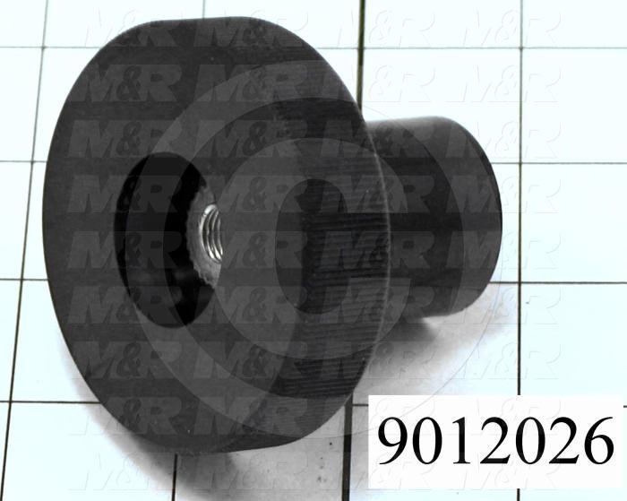 Fabricated Parts, Knob, 2.00 in. Length, 2.50 in. Diameter