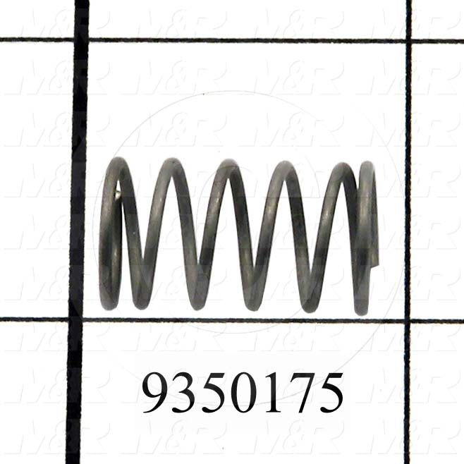 Fabricated Parts, Bracket Locking Spring, 0.81 in. Length, 0.47 in. Diameter