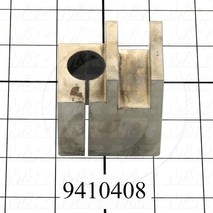 Fabricated Parts, Squeegee Holder Bracket, 2.06 in. Length, 1.50 in. Width, 2.50 in. Height, Left Side