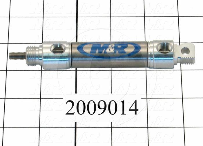 Air Cylinders, Rod Type, Standard NFPA, 1/4-28 UNF Rod Thread, Double Acting Model, 3/4" Bore, 1" Stroke, Chopper Cylinder
