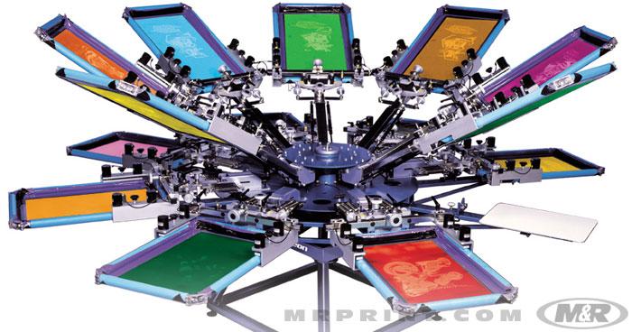 M&R CHAMELEON® Manual Screen Printing Press