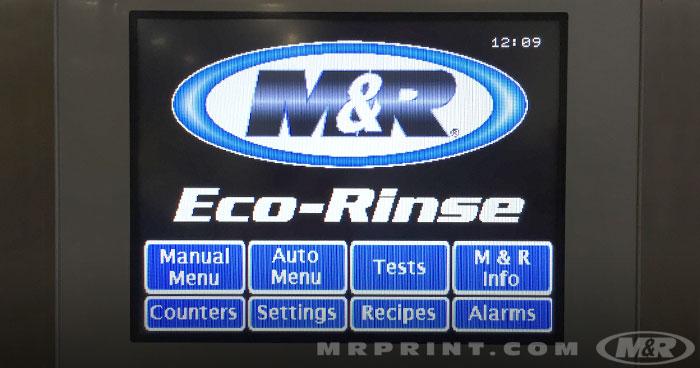 M&R ECO-RINSE™ Automatic Screen Rinsing System — GrafTeks