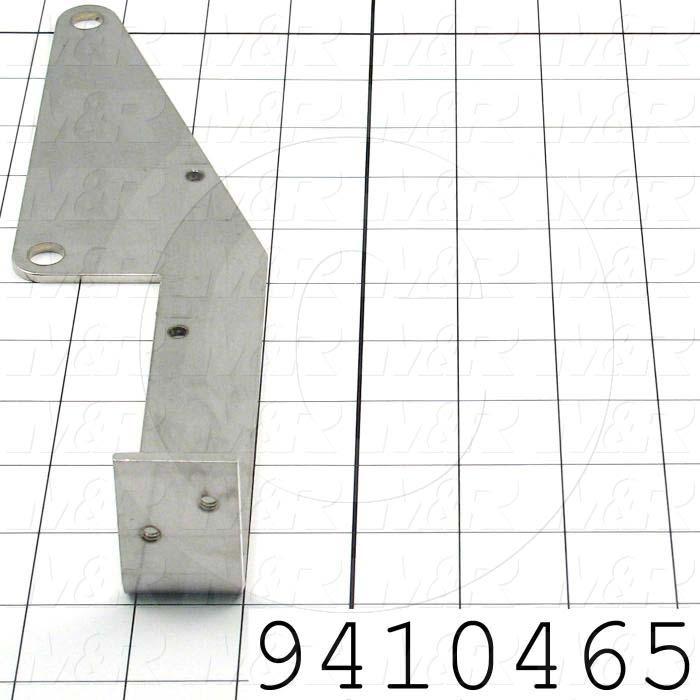 Fabricated Parts, Carrier Holder-Left 10.59"Lg, 11.50 in. Length, 2.75 in. Width, 1.69 in. Height, 11 GA Thickness