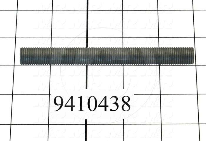 Fabricated Parts, Cylinder Rod, 4.69 in. Length, 1/2-20 Thread Size
