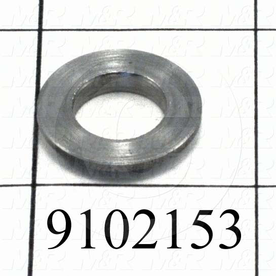 Fabricated Parts, Spherical Washer, 0.75 in. Diameter, 0.13 in. Thickness