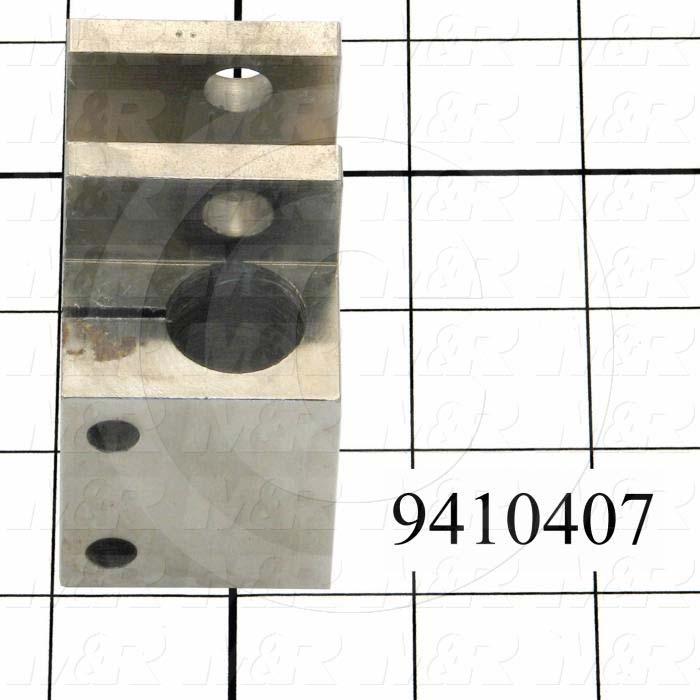 Fabricated Parts, Squeegee Holder Bracket, 2.50 in. Length, 2.06 in. Width, 1.50 in. Height, Right Side