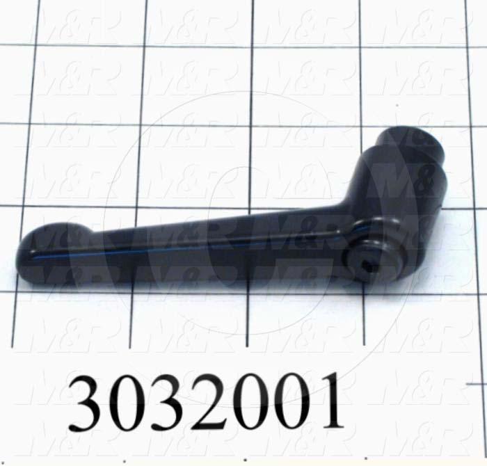 Handles, Adjustable Handle Type, Threaded Hole Mounting, Steel Material, 3/8-16 Thread Size, 0.670" Thread Length