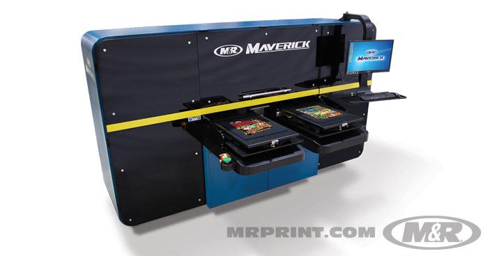 M&R MAVERICK™ Industrial High-Speed DTG Printing System