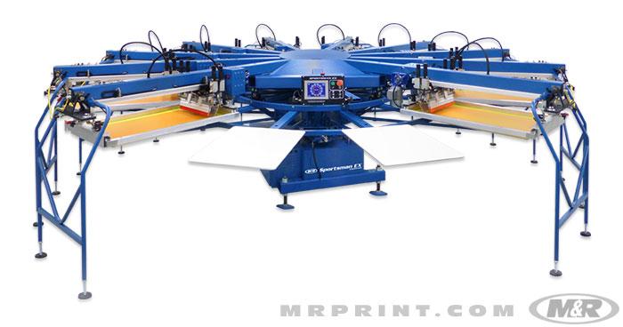 M&R SPORTSMAN® EX Automatic Screen Printing Press