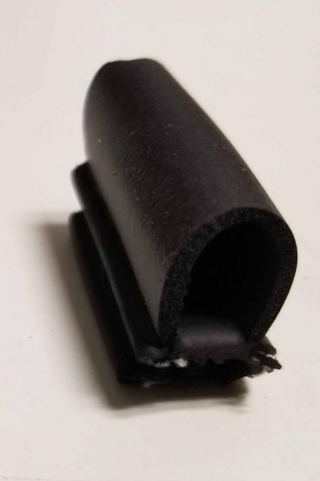 Seals and O-Rings, Edge Seal, 0.66" Width, Fits Edge 0.05" - 0.06", Black